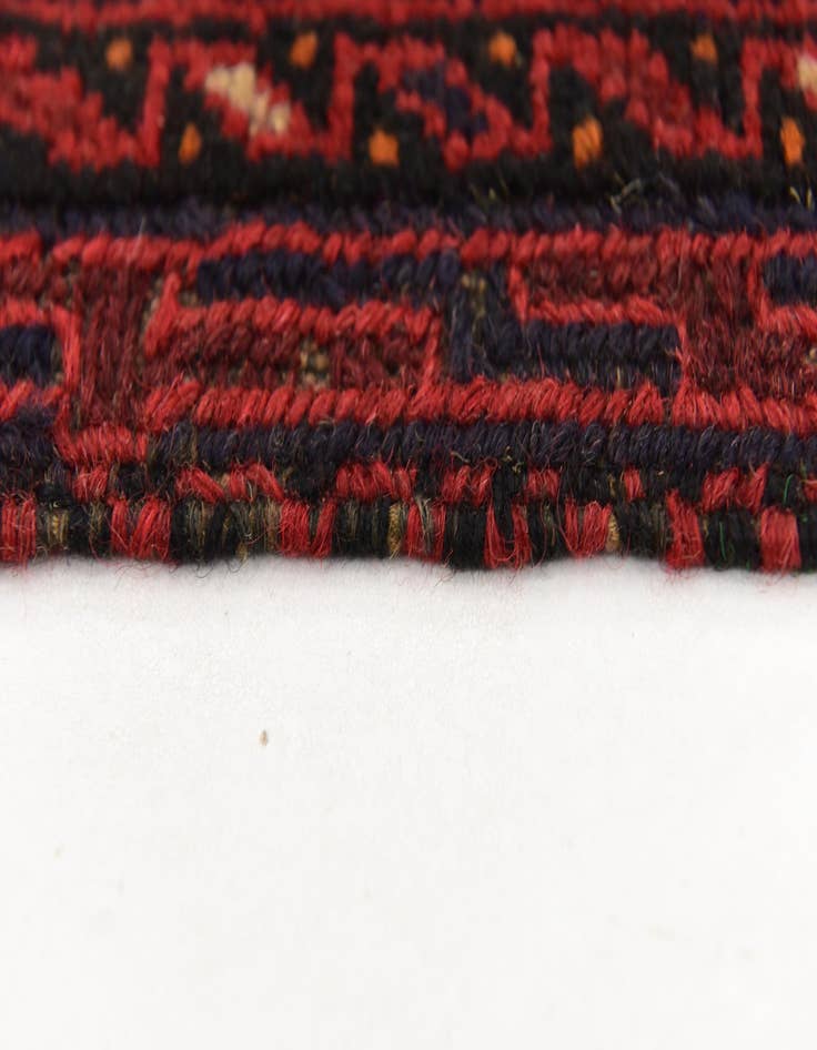 Detail image of  4' 2 x 6' 5  Hand Knotted Sumak Wool Rug