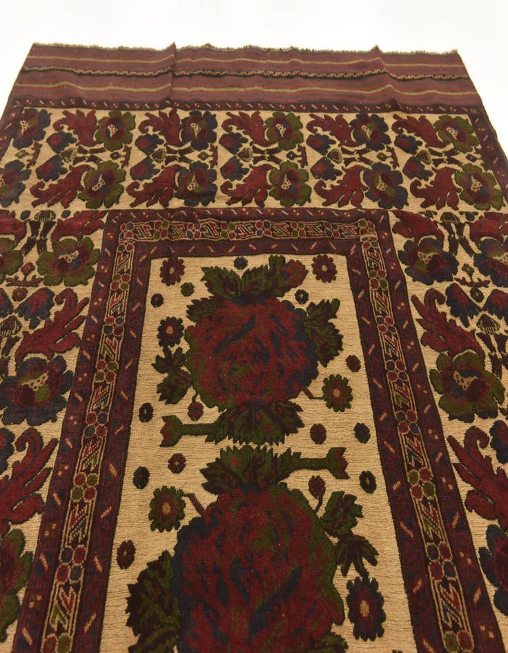 Detail image of  6' 7 x 9' 4  Hand Knotted Sumak Wool Rug