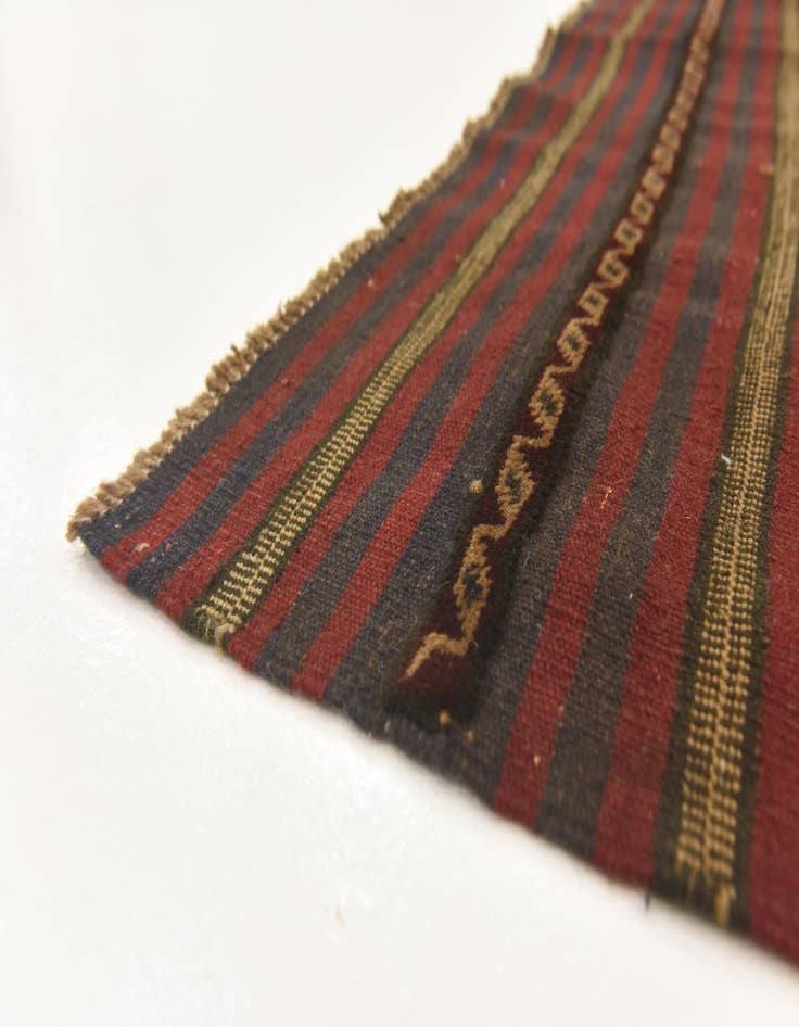 Detail image of  6' 7 x 9' 4  Hand Knotted Sumak Wool Rug