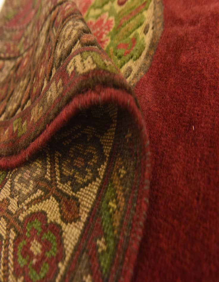Detail image of  4' 2 x 6' 3  Hand Knotted Sumak Wool Rug