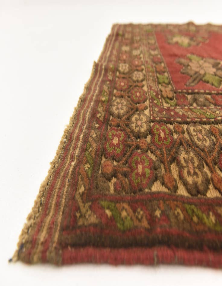 Detail image of  4' 2 x 6' 3  Hand Knotted Sumak Wool Rug