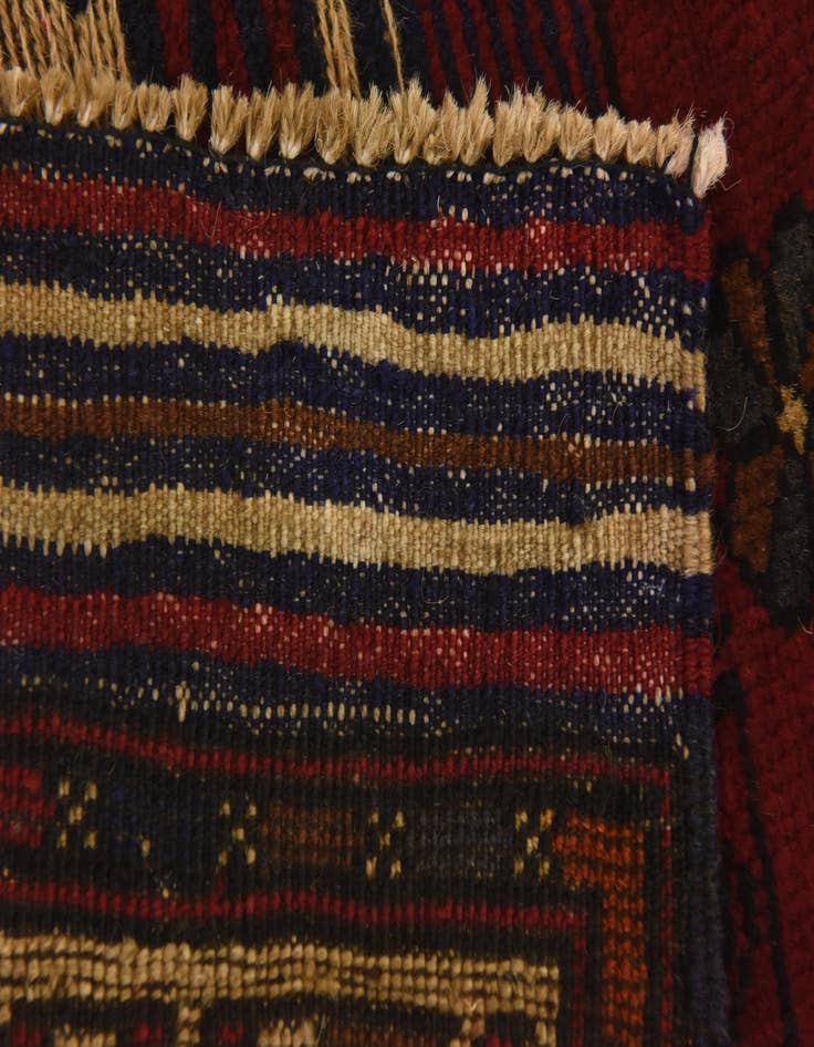 Detail image of  3' x 4' 4  Hand Knotted Sumak Wool Rug