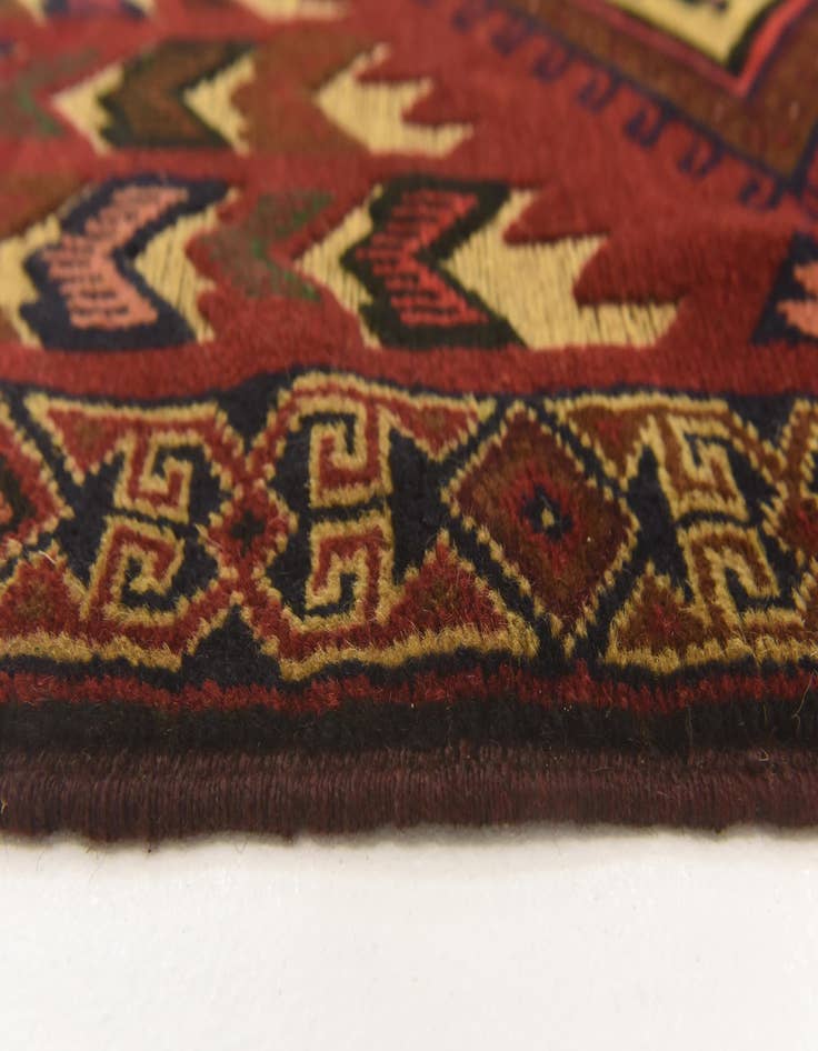 Detail image of  3' x 4' 7  Hand Knotted Sumak Wool Rug