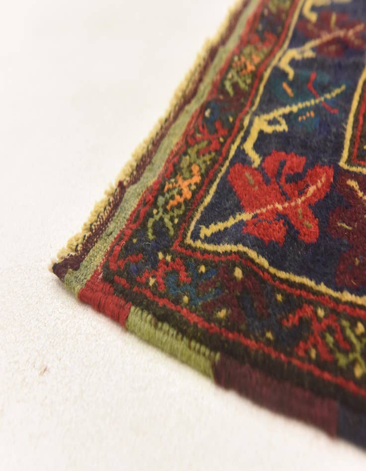Detail image of  2' 9 x 5'  Hand Knotted Sumak Wool Rug