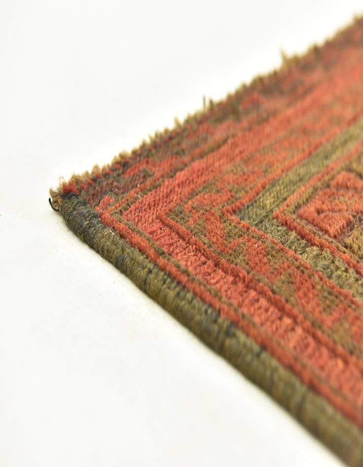 Detail image of  2' 8 x 4' 1  Hand Knotted Sumak Wool Rug