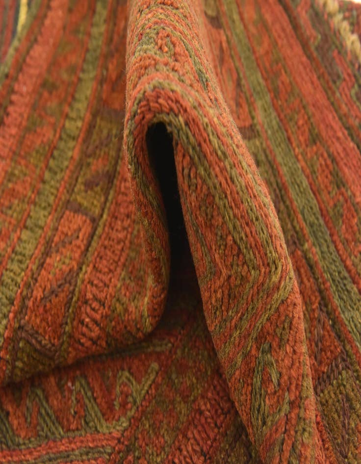 Detail image of  2' 8 x 4' 1  Hand Knotted Sumak Wool Rug