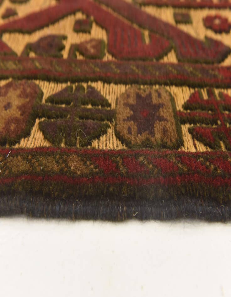 Detail image of  3' x 5'  Hand Knotted Sumak Wool Rug