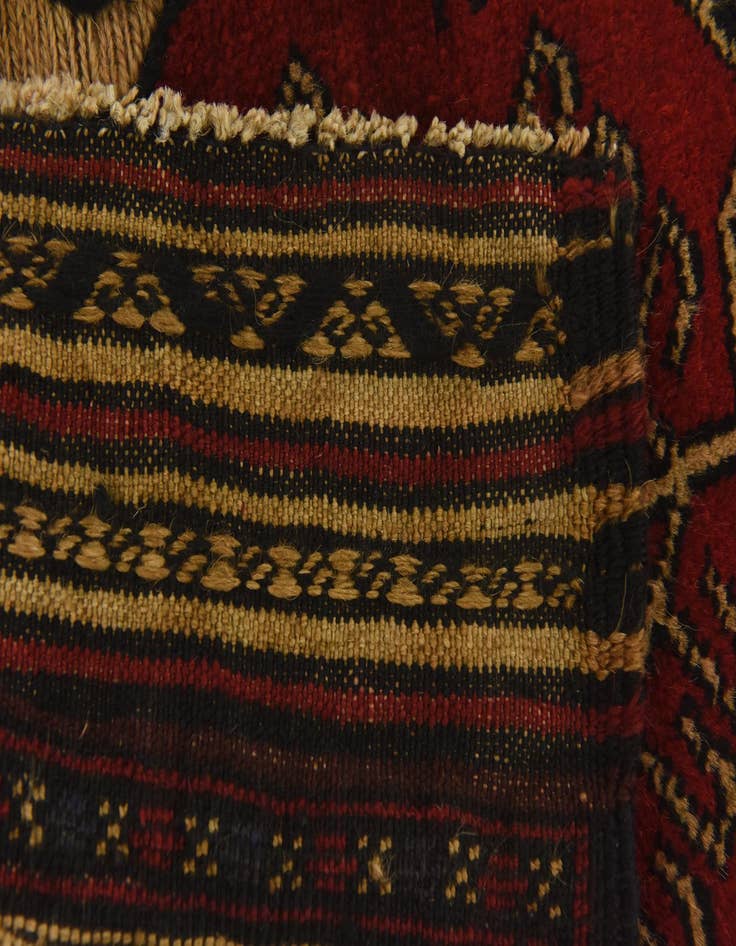 Detail image of  2' 10 x 4' 8  Hand Knotted Sumak Wool Rug