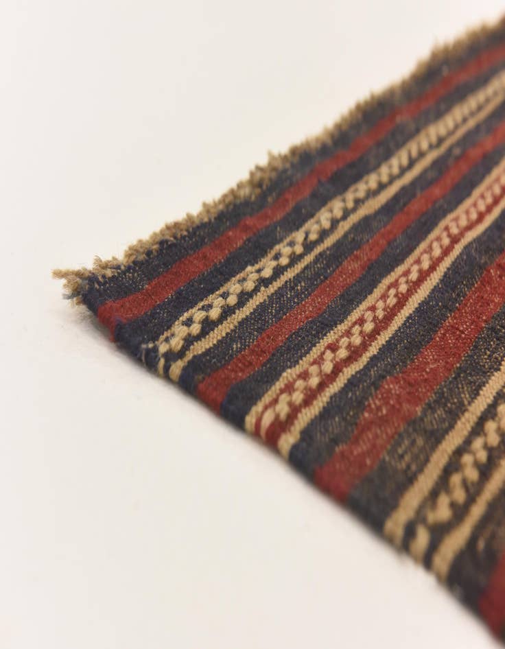 Detail image of  3' 11 x 6' 3  Hand Knotted Sumak Wool Rug