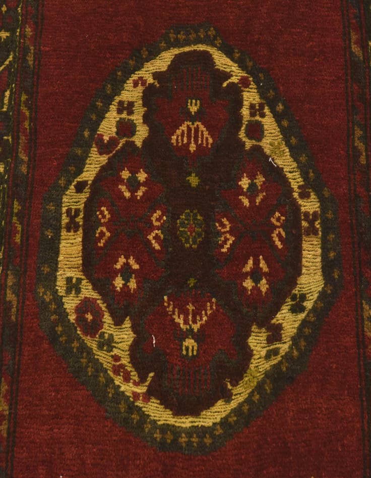 Detail image of  2' 10 x 5'  Hand Knotted Sumak Wool Rug