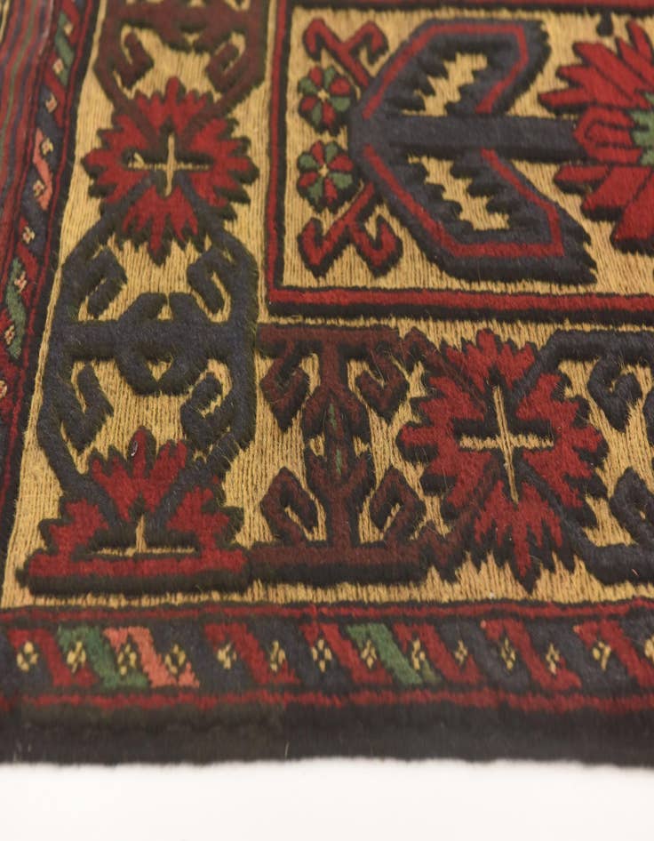 Detail image of  2' 8 x 4' 6  Hand Knotted Sumak Wool Rug
