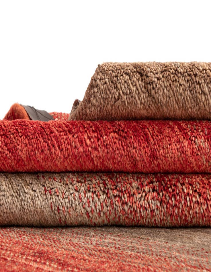 Detail image of  6' 6 x 10' 2 Tabiibaft Wool Rug