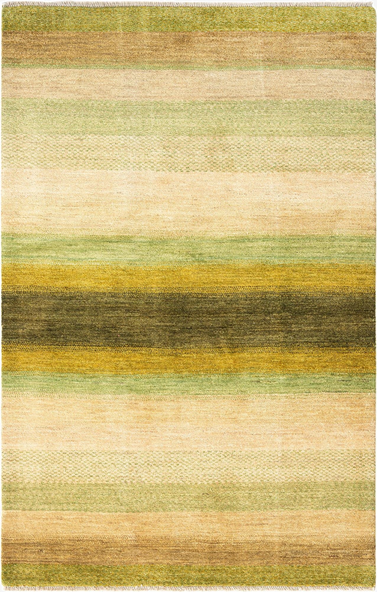  4' 1 x 6' 6 Tabiibaft Wool Rug