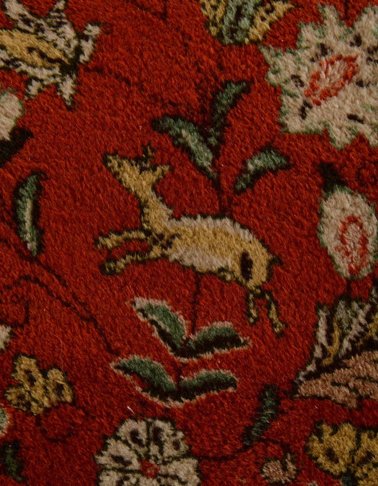 Detail image of 9' 10 x 14' 8 Hand Knotted Tabriz Hadji Jalili Persian Wool Rug