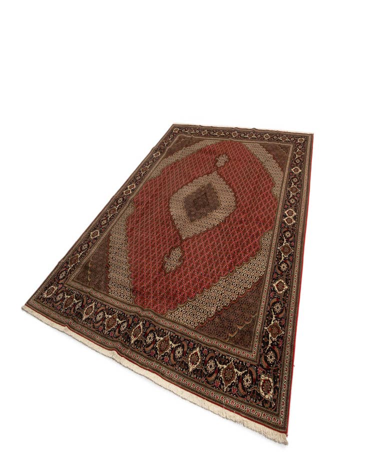 Detail image of  9' 10 x 13' Tabriz Mahi Rug