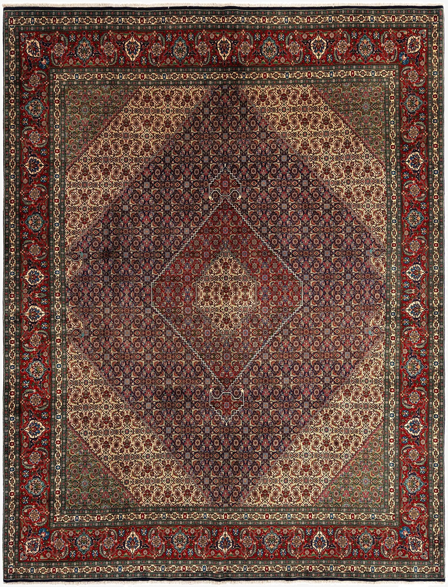  9' 10 x 12' 10 Tabriz Mahi Rug