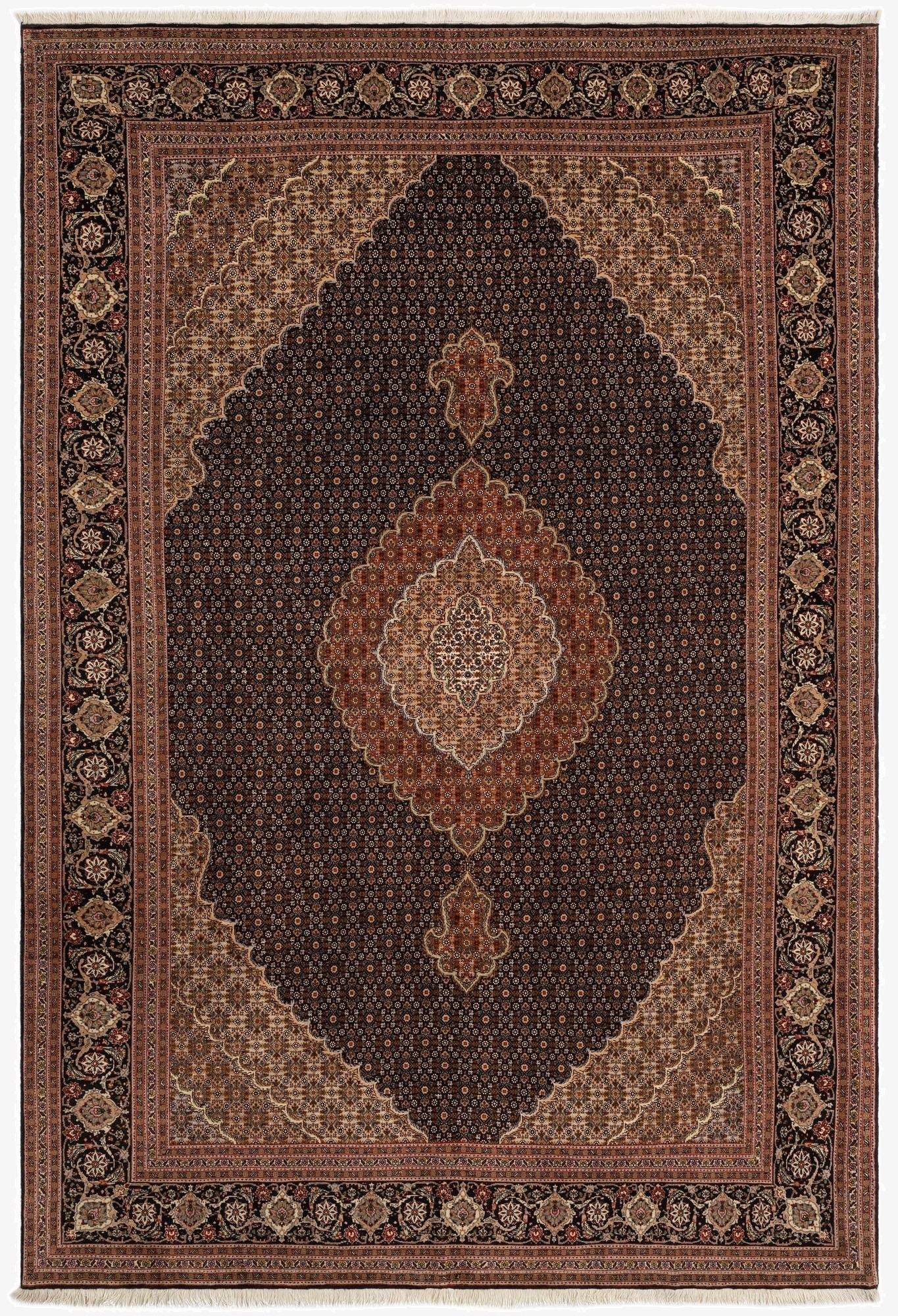  6' 8 x 9' 9 Tabriz Mahi Rug
