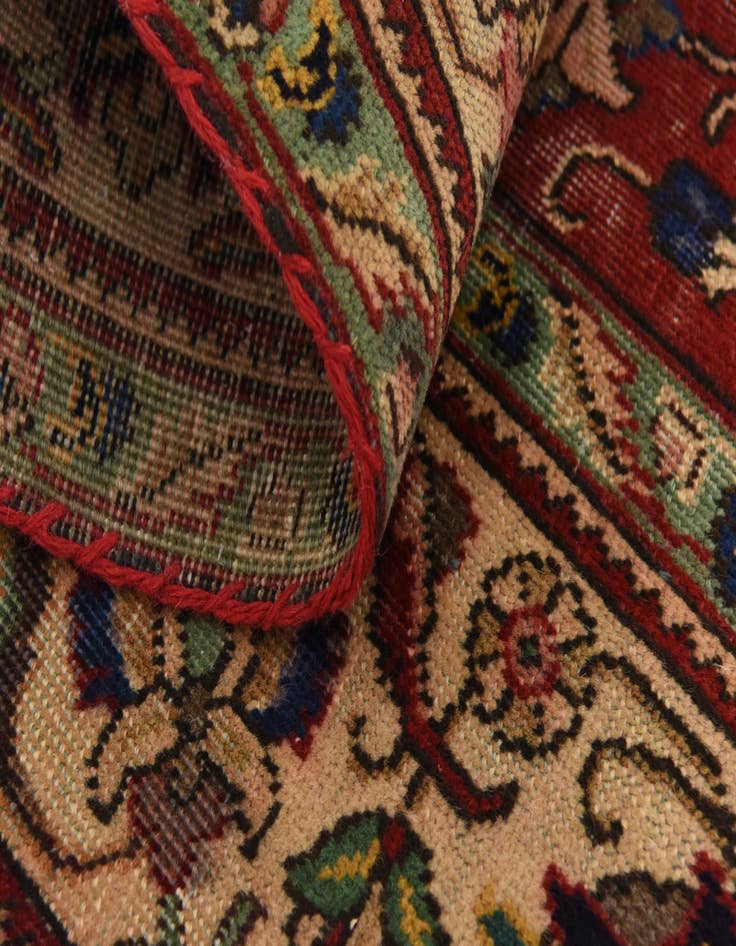 Detail image of  6' 4 x 9' 8  Hand Knotted Tabriz Persian Wool Rug