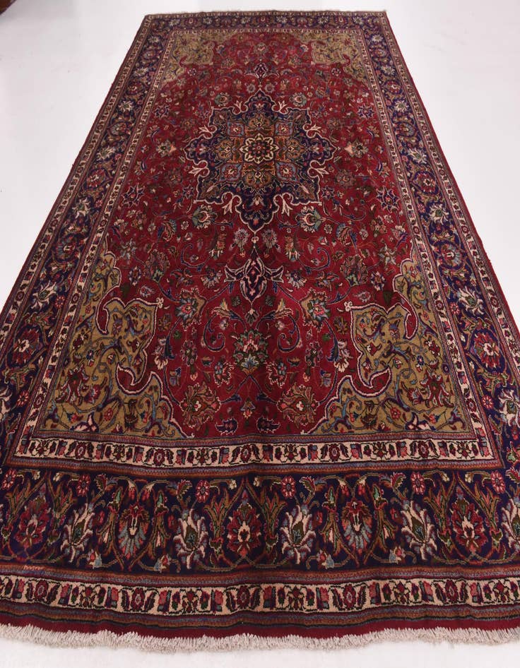 Detail image of  9' 10 x 13' 4  Hand Knotted Tabriz Persian Wool Rug