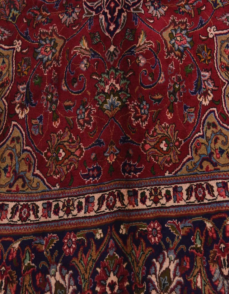 Detail image of  9' 10 x 13' 4  Hand Knotted Tabriz Persian Wool Rug