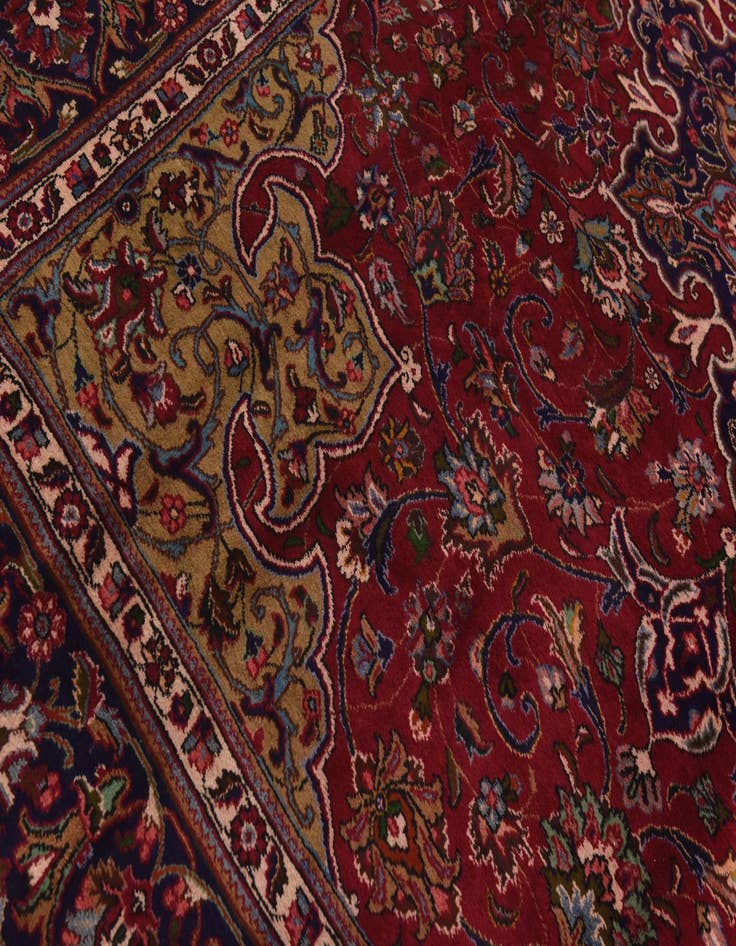 Detail image of  9' 10 x 13' 4  Hand Knotted Tabriz Persian Wool Rug