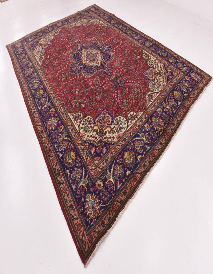 Detail image of  9' 10 x 13' 2  Hand Knotted Tabriz Persian Wool Rug