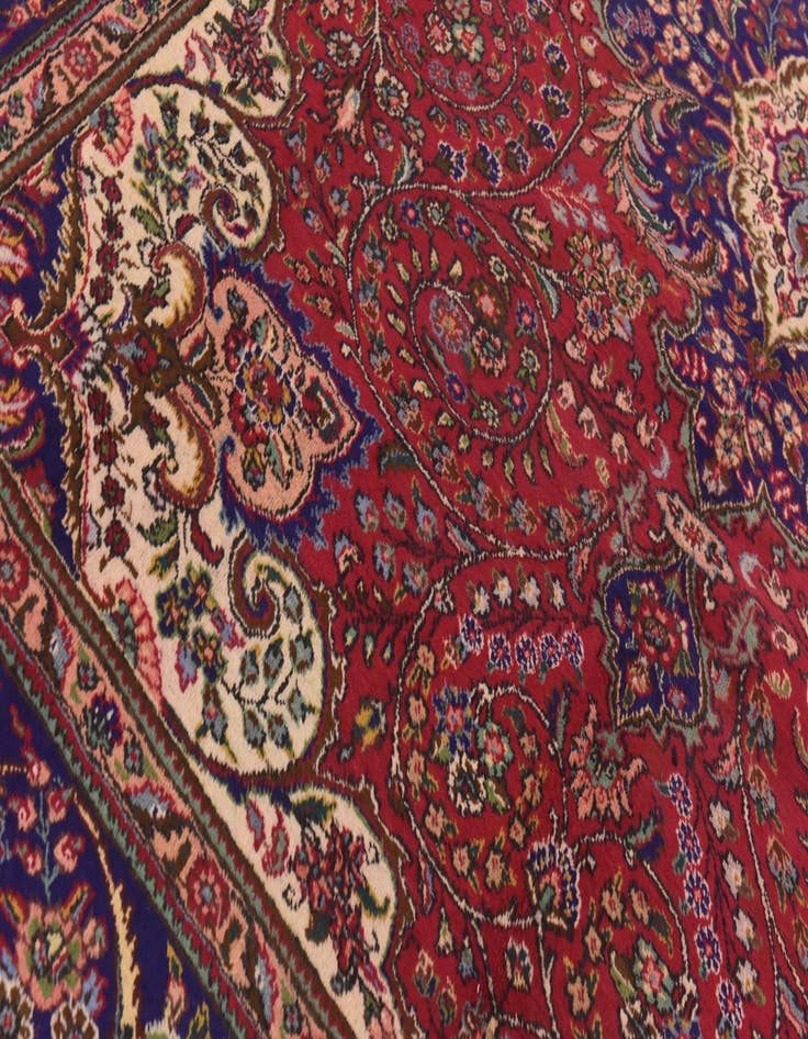 Detail image of  9' 10 x 13' 2  Hand Knotted Tabriz Persian Wool Rug