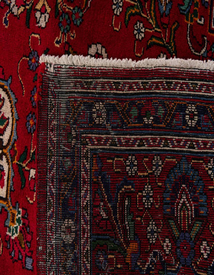 Detail image of  9' 10 x 13'  Hand Knotted Tabriz Persian Wool Rug