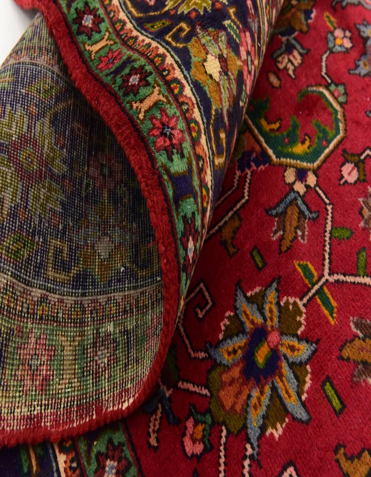 Detail image of  9' 8 x 12' 3  Hand Knotted Tabriz Persian Wool Rug