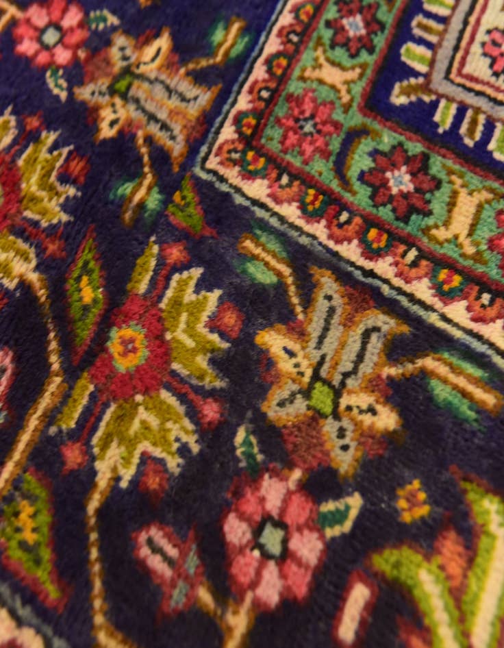 Detail image of  9' 8 x 12' 3  Hand Knotted Tabriz Persian Wool Rug