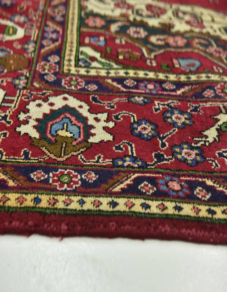 Detail image of  10' x 12' 10  Hand Knotted Tabriz Persian Wool Rug