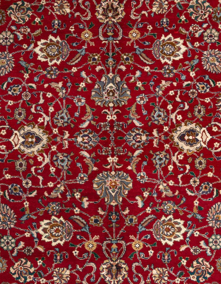 Detail image of  9' 2 x 12' 3  Hand Knotted Tabriz Wool Rug