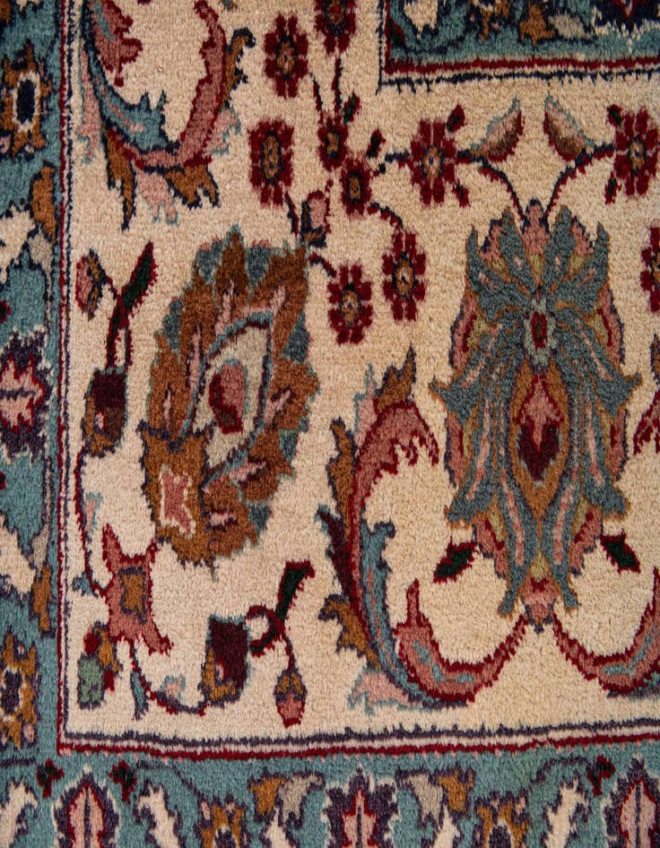 Detail image of  9' 2 x 12' 3  Hand Knotted Tabriz Wool Rug