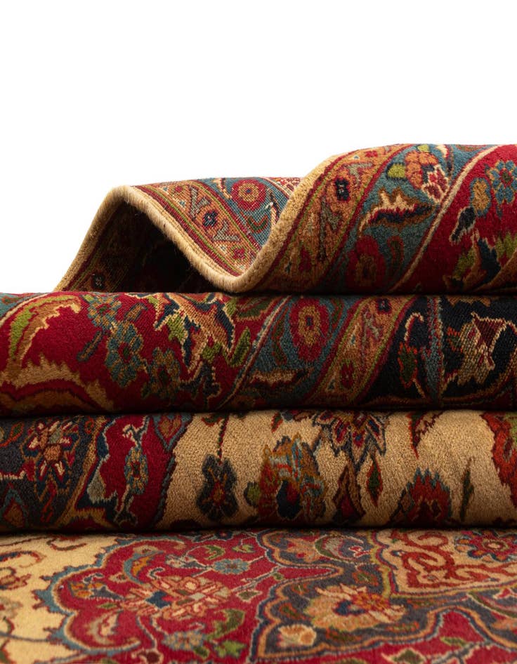 Detail image of  9' 7 x 12' 5 Tabriz Wool Rug