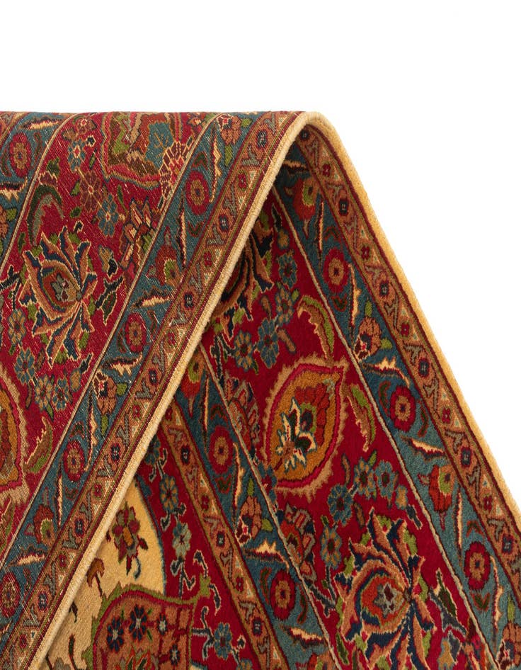 Detail image of  9' 7 x 12' 5 Tabriz Wool Rug