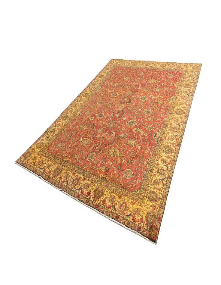 Detail image of  9' 5 x 12' 8 Tabriz Wool Rug