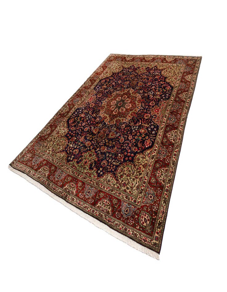 Detail image of  9' 9 x 12' 2 Tabriz Wool Rug