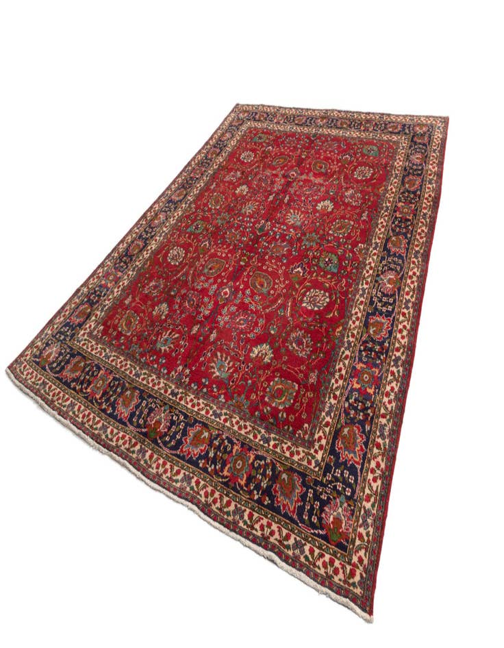 Detail image of  10' 1 x 12' 6 Tabriz Wool Rug