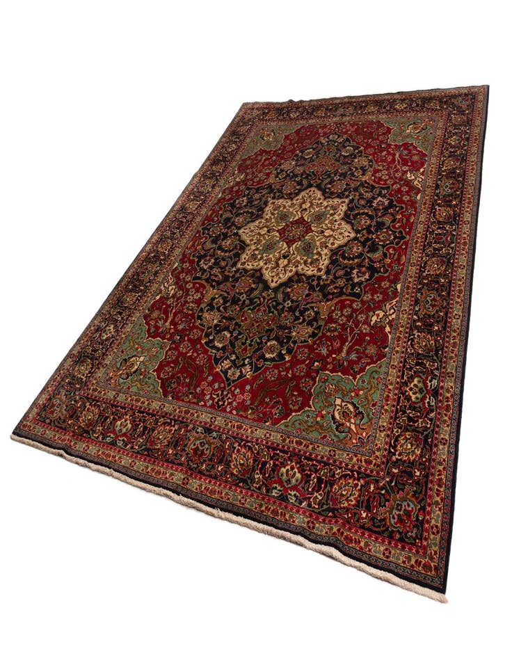 Detail image of  9' 11 x 12' 10 Tabriz Wool Rug