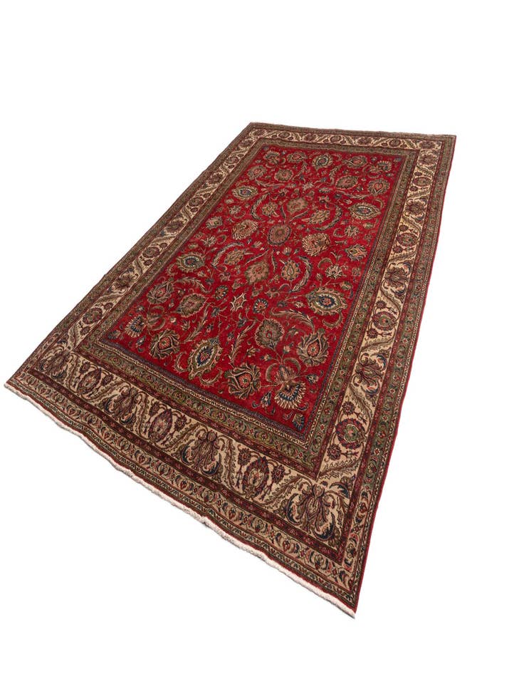 Detail image of  9' 10 x 13' 7 Tabriz Wool Rug