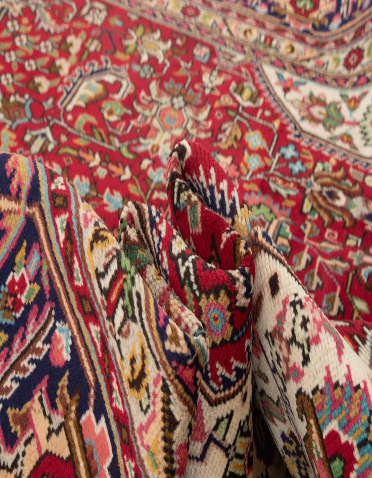 Detail image of  6' 6 x 9' 6 Tabriz Wool Rug
