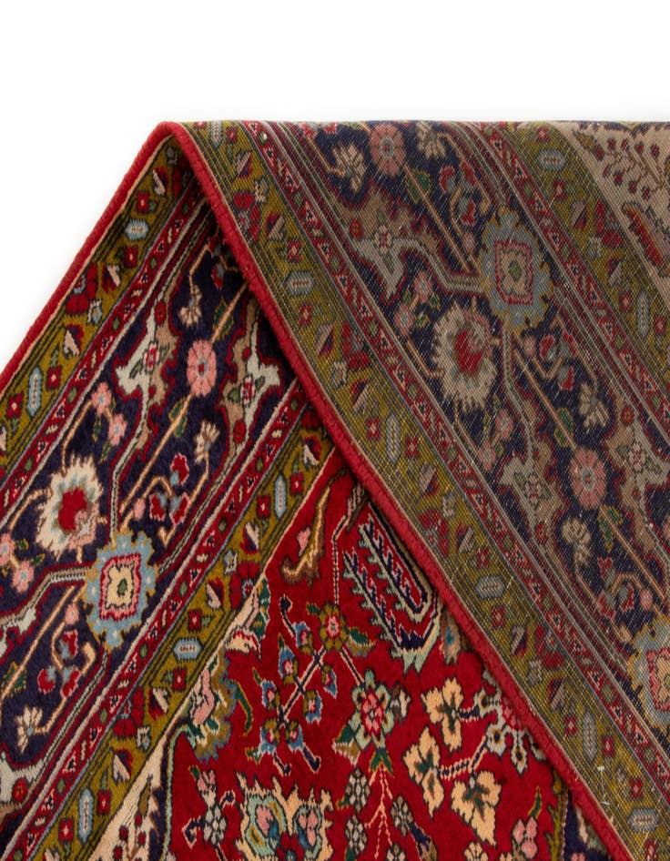 Detail image of  8' 2 x 11' 2  Hand Knotted Tabriz Persian Wool Rug