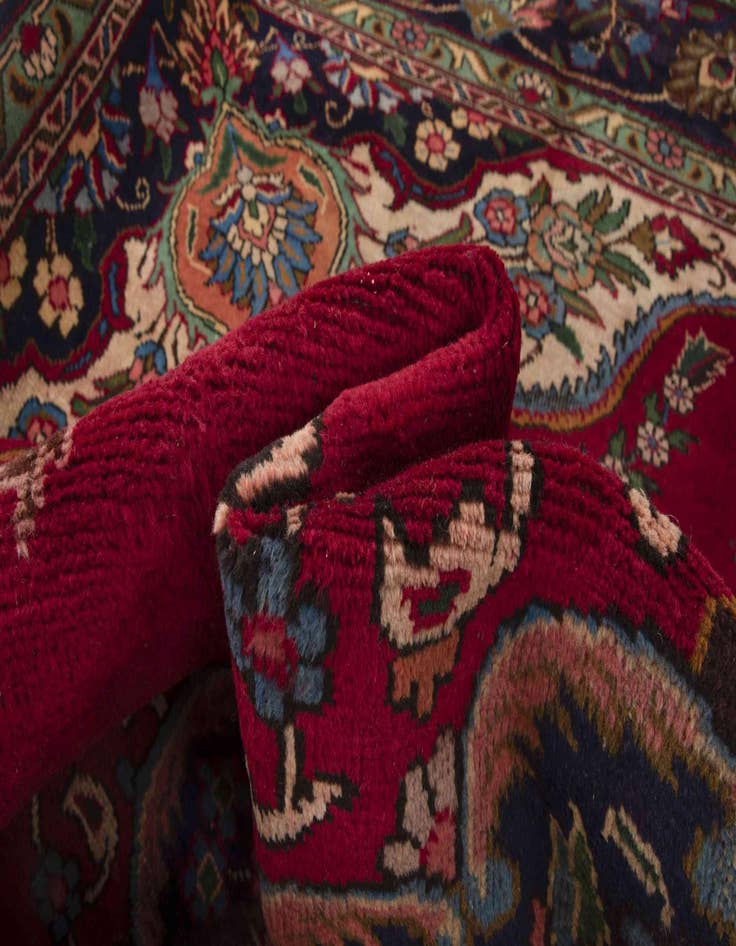 Detail image of  9' 9 x 12' 6  Hand Knotted Tabriz Persian Wool Rug