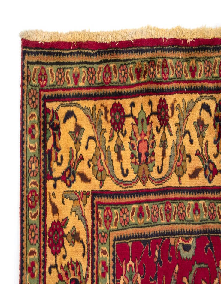 Detail image of  9' 6 x 12' 6  Hand Knotted Tabriz Persian Wool Rug