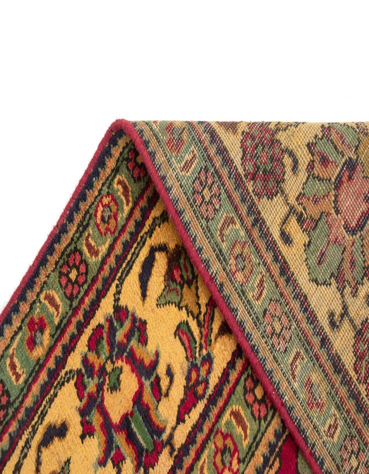 Detail image of  9' 6 x 12' 6  Hand Knotted Tabriz Persian Wool Rug