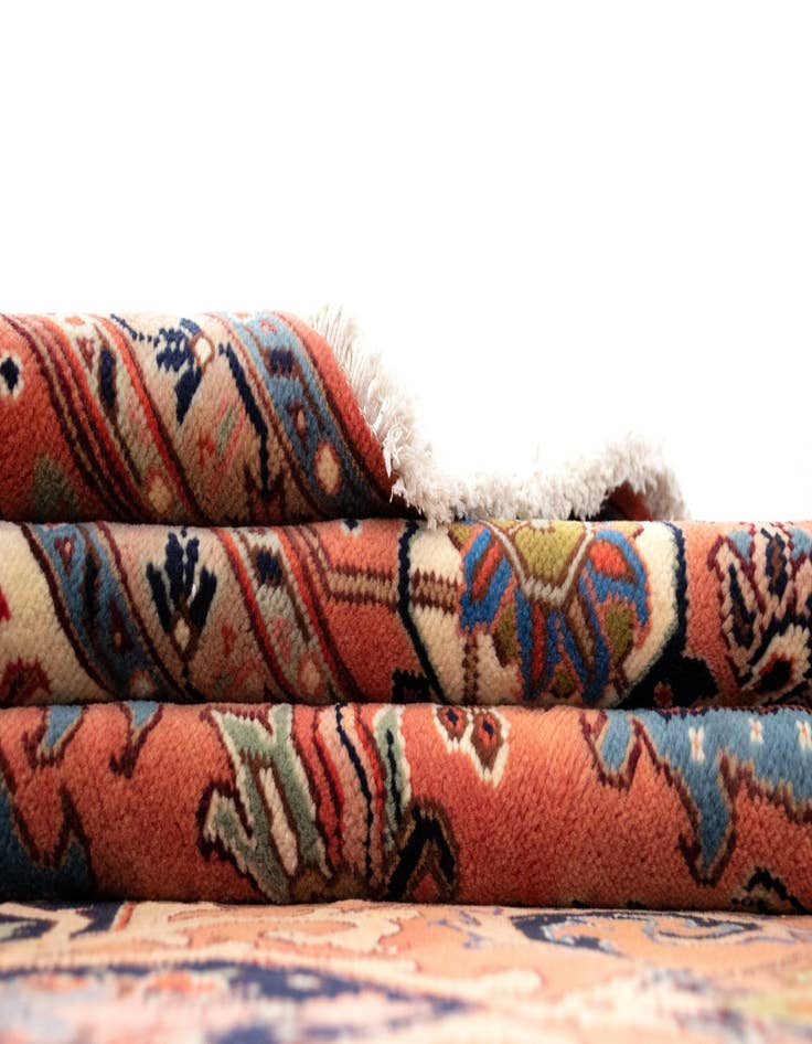 Detail image of  9' 9 x 12' 7  Hand Knotted Tabriz Persian Wool Rug