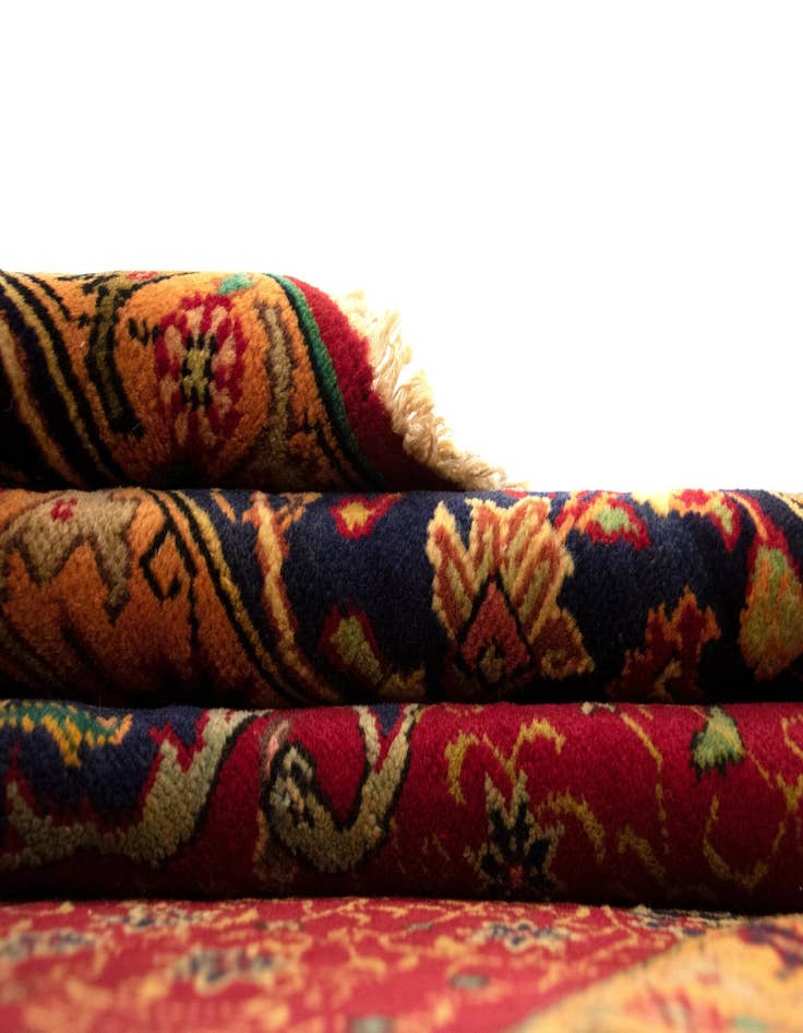 Detail image of  6' 6 x 10'  Hand Knotted Tabriz Persian Wool Rug