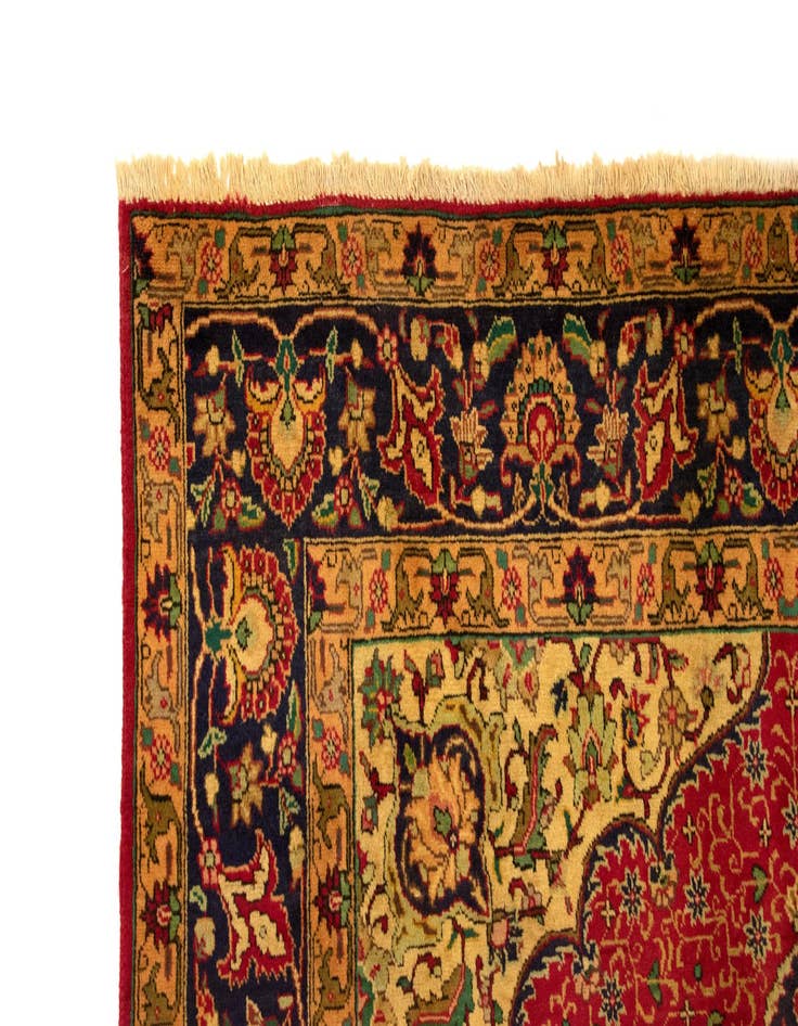 Detail image of  6' 6 x 10'  Hand Knotted Tabriz Persian Wool Rug
