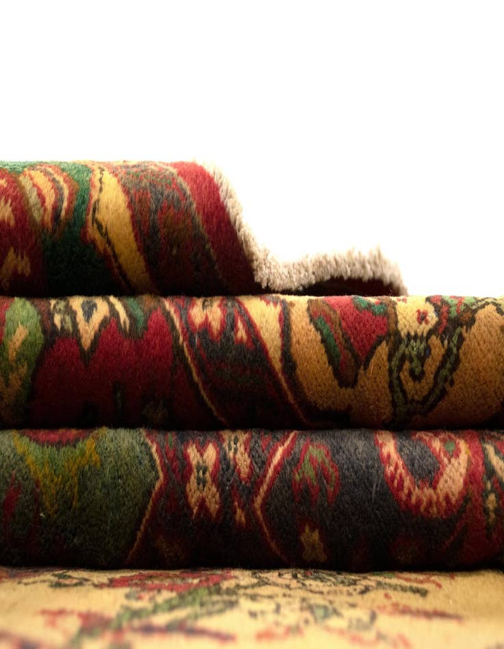 Detail image of  7' 3 x 9' 9  Hand Knotted Tabriz Persian Wool Rug