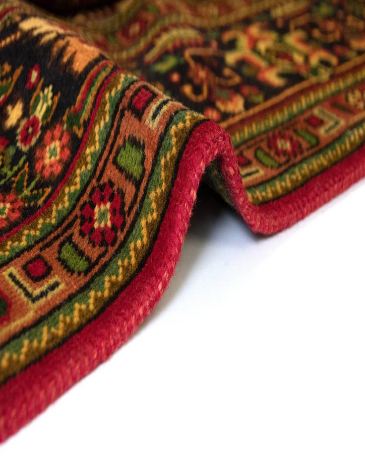 Detail image of  6' 6 x 9' 10  Hand Knotted Tabriz Persian Wool Rug